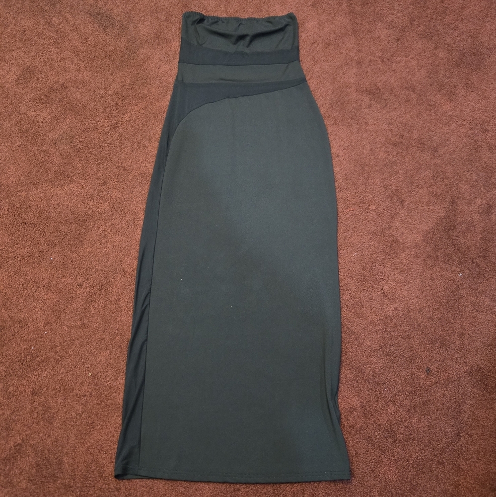 SHEIN Strapless Maxi dress